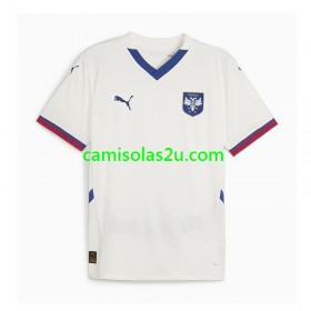 Camisolas de futebol Sérvia Equipamento Alternativa 2024/25 Manga Curta